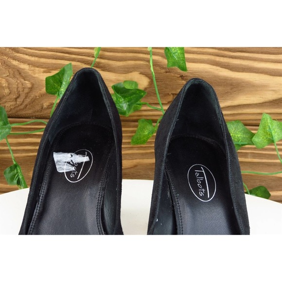 Talbots Women Sz 8 M Black Pump Leather Shoes - Picture 3 of 7